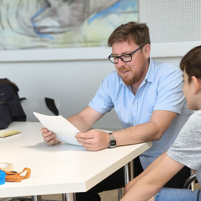 Bild vergrößern: 2015-06 Stephaneum Dienstag Schreibwerkstatt (20)